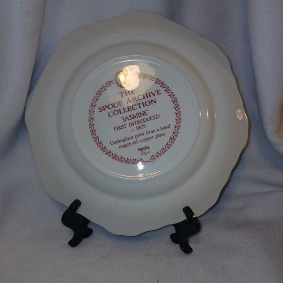 The Spode Archive Collection Jasmine Buffet Dessert Plate 9.5" Ironstone England - Picture 14 of 16